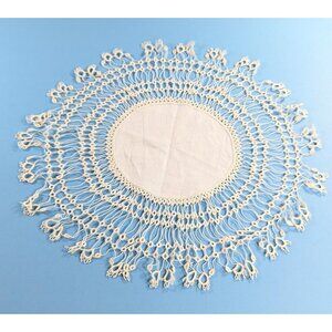 Vintage lace doilie, delicate dainty vintage doily tea party, bridal shower,